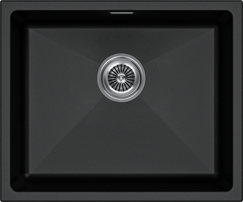 Кухонная мойка Paulmark LUMI 55UNI LU55-BL 46х56 цвет черный